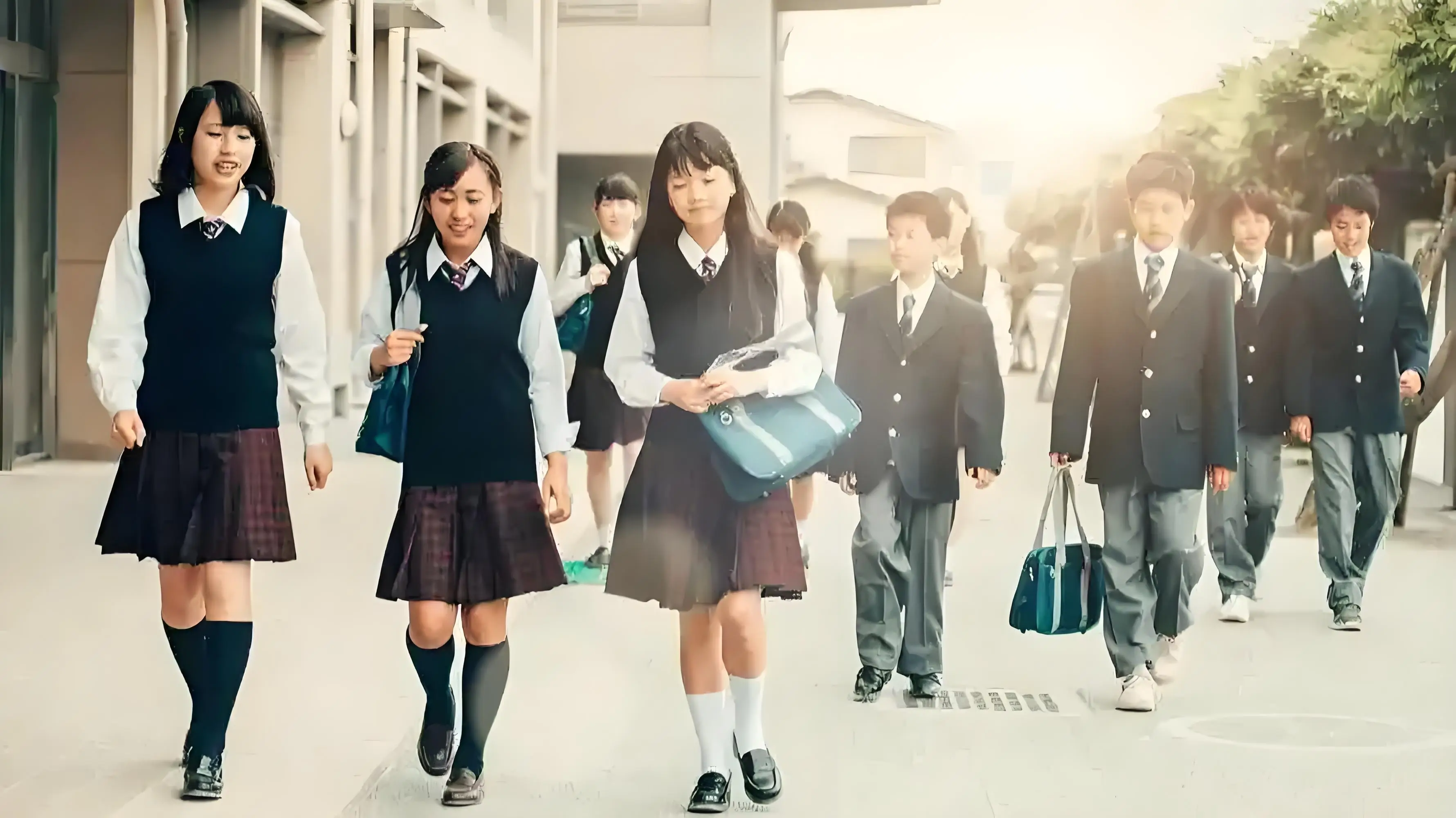 Over 300000 Japanese primary and secondary school students&a